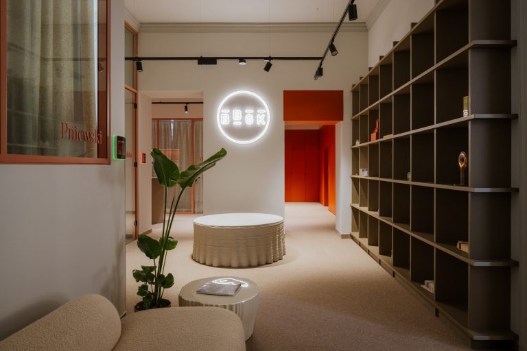 The BBGK Architekci office at Fredry 6, located in the former Wawelberg bank