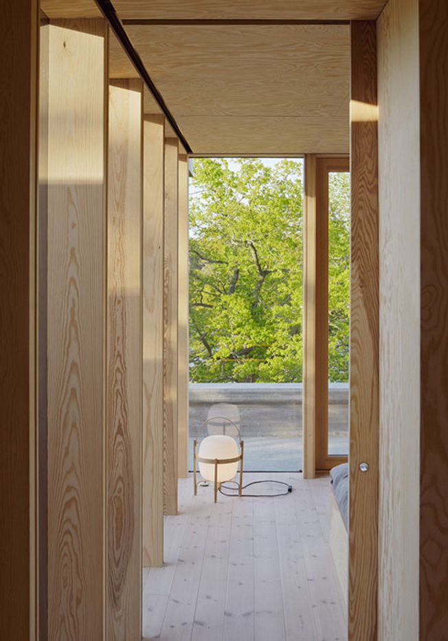 Andreas Martin-Löf designs a house on a hill near Stockholm overlooking the treetops