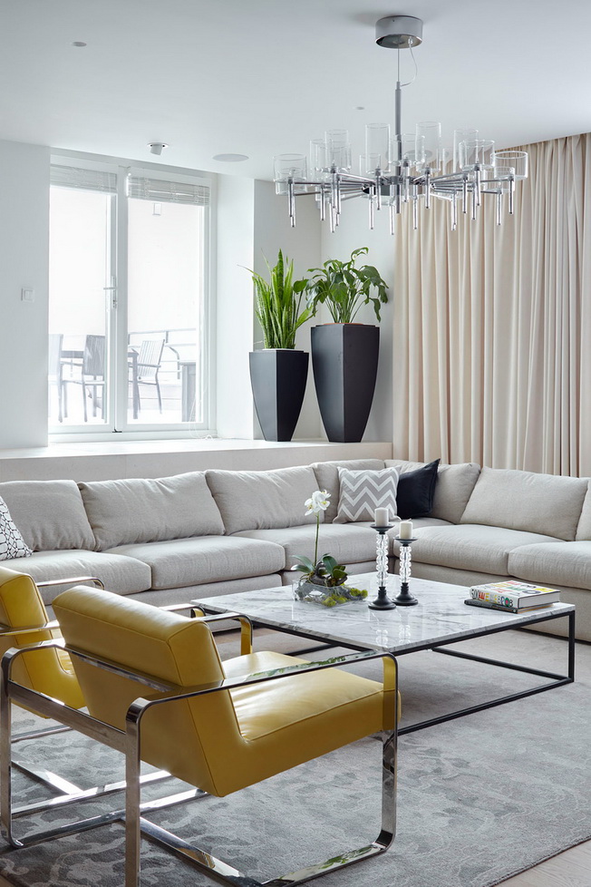 Nowoczesny i elegancki loft w Rosji