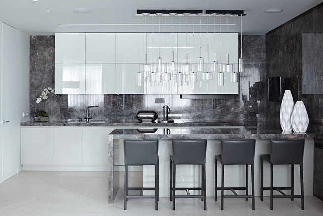 Nowoczesny i elegancki loft w Rosji