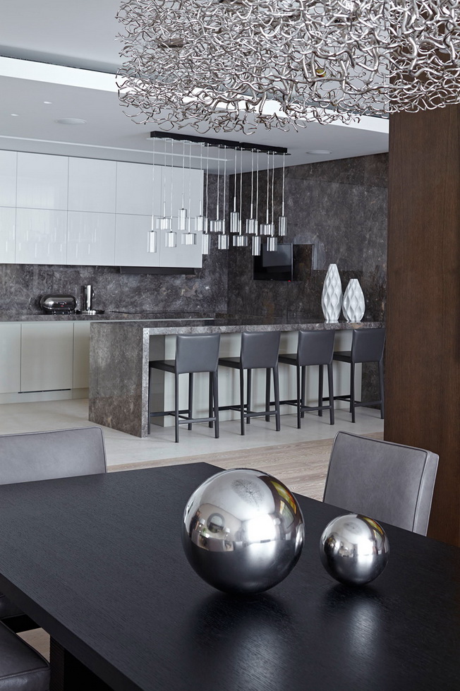 Nowoczesny i elegancki loft w Rosji