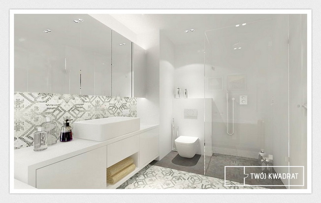 baño blanco