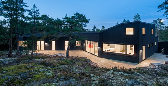 Schwedische Villa des Projekts pS Arkitektur Schwedische Villa des Projekts pS Arkitektur
